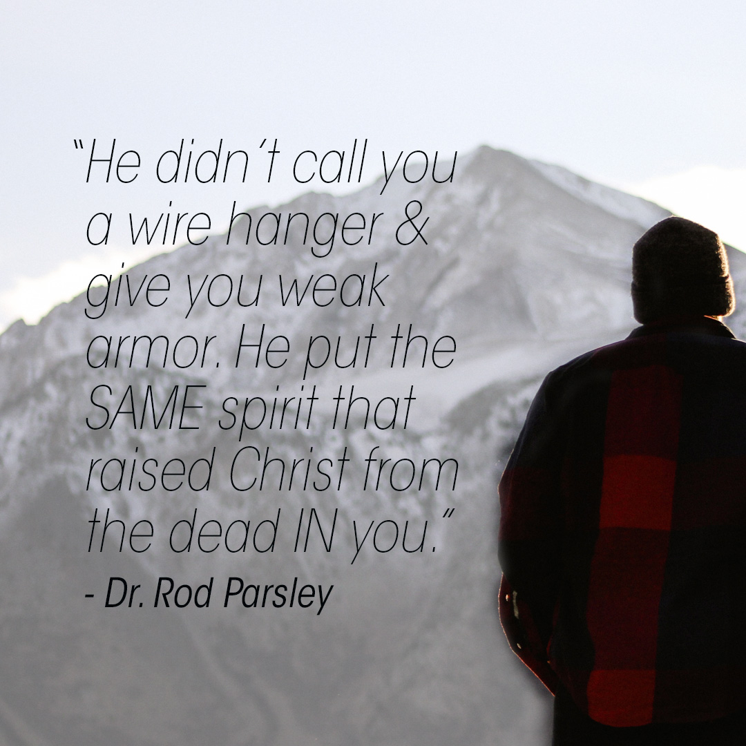“Why do you possess a $1,000 anointing & you’re hanging a $100 suit on it?” — Dr. Rod Parsley